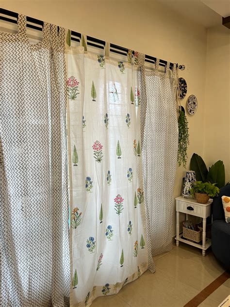 Aram Bagh Collection - Block Print Curtains – Hawa Mahal Store