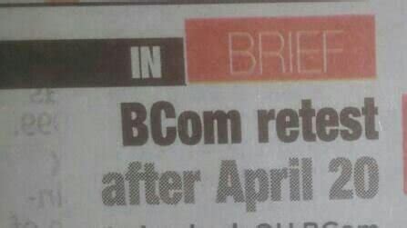 Petition · NO RETEST FOR B.COM(HONS) HRM&IR - India · Change.org