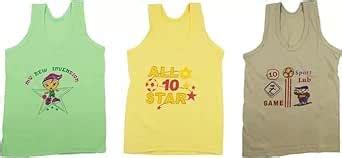Buy GLIMMERS Sleeveless Vest Sando Baniyan Innerwear for Kids Baby Boys ...