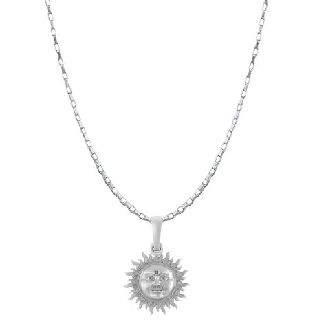 Akshat Sapphire Sterling Silver (92.5% purity) Divine God Sun Chain Pe