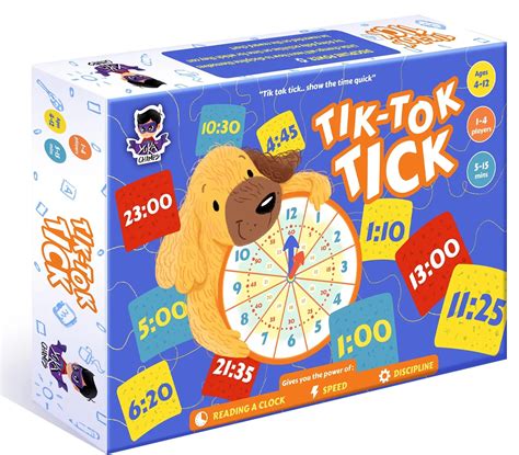 Buy Tik Tok Tick - Show the Time Quick Board Game - SkilloToys.com