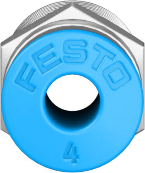 QS-1/8-4 Festo | Festo QS Series, 153001, Male, 1/8 in, R | 121-6219 | RS