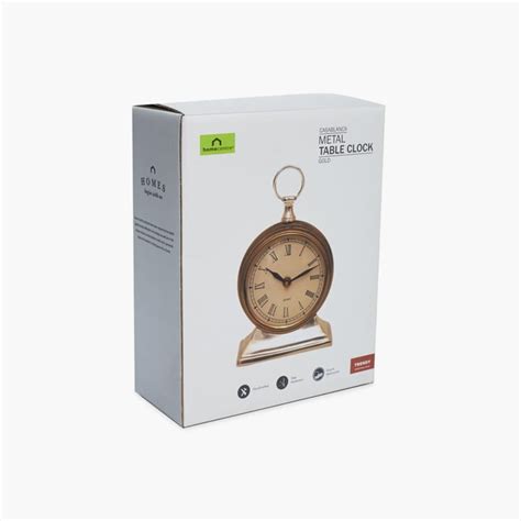Buy Casablanca Metal Round Table Clock from Home Centre at just INR 999.0