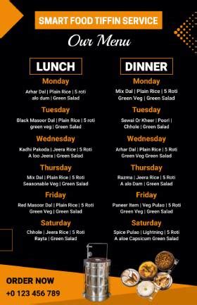 Image result for Service Menu Chart