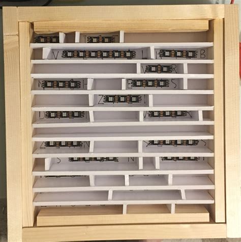 LED Word Clock Arduino 的图像结果