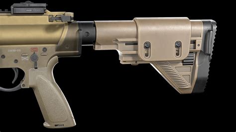 3D model Modular Sniper Rifle HK G28 standart VR / AR / low-poly | CGTrader