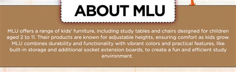 MLU Baby Desk, Kids Study Table and Chair Set, Height Adjustable Indian ...