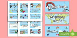 Library Book Labels for Classroom Library