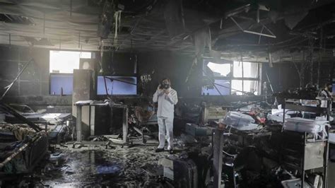 Distressing Scenes: Fire At Covid Hospital In Maharashtra's Virar, 14 Dead