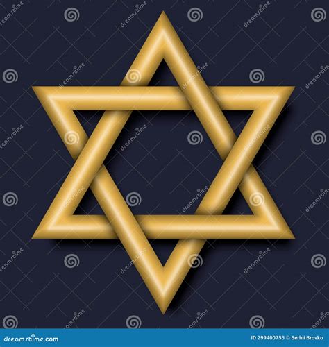 Star of David Sign. Judaism Religious Symbol. Jewish Culture Sign Stock ...