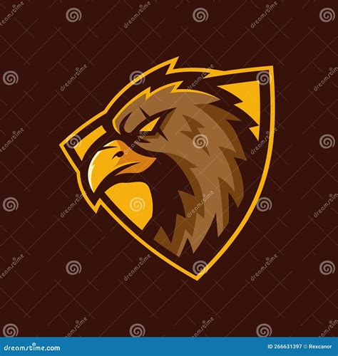 Hawk Head Sport Logo Design Stock Vector - Illustration of cool, hawk ...