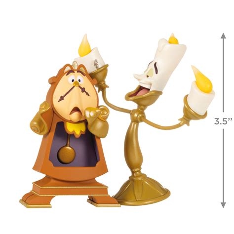 2023 Disney Lumiere and Cogsworth LIMITED EDITION Hallmark Ornament ...