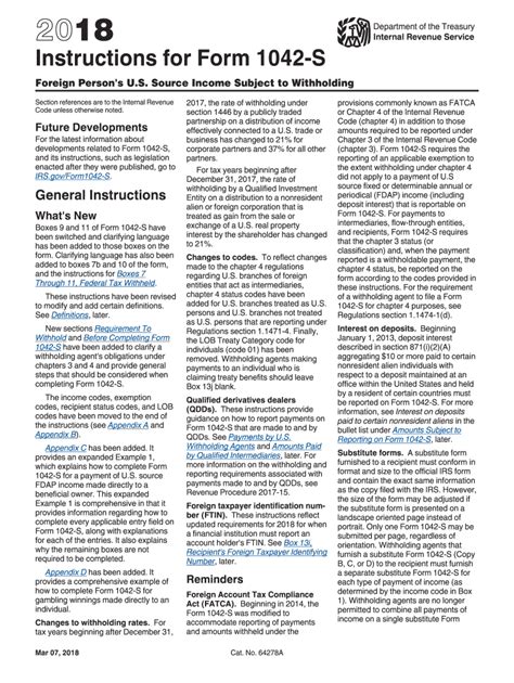 1042 s instructions: Fill out & sign online | DocHub