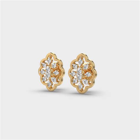Buy Celestial Shimmer Star Diamond Earrings At Jewelbox