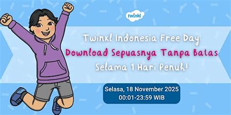 Panduan Hari Gratis Twinkl Indonesia: Hadiah untuk Guru di Hari Guru ...