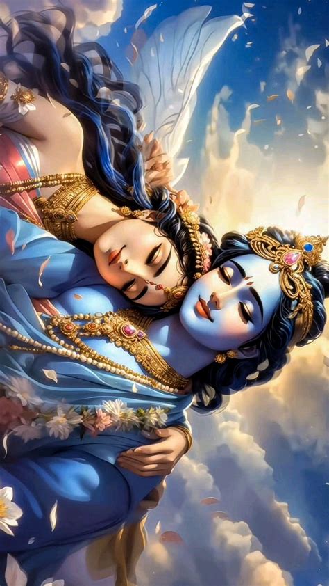 Radhe Krishna HD 4k Wallpaper | Hindu art, Krishna, God illustrations