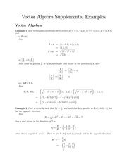 Image result for Vector Algebra Example Problem