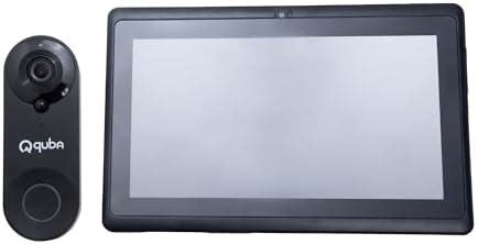 Quba Qdoor+ (Qeye WiFi Video Door Bell + QVIEW Portable Screen Combo ...