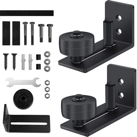 Floor tracks set, barn door floor tracks, adjustable, 8 configuration ...