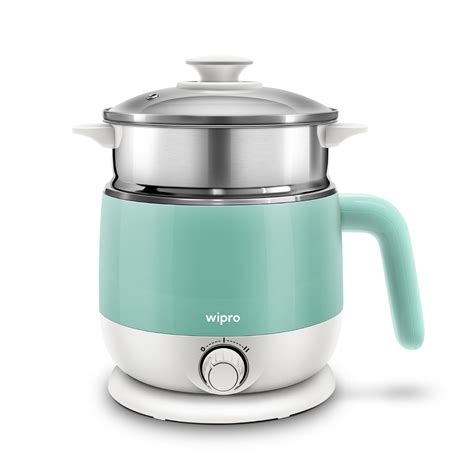 wipro Stainless Steel Elato Bk212 Multi Cooker Kettle 1.5 L Cool Touch ...