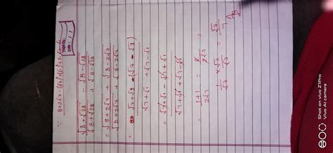 the simplest form of under root 8 + under root 28 minus under root 828 ...