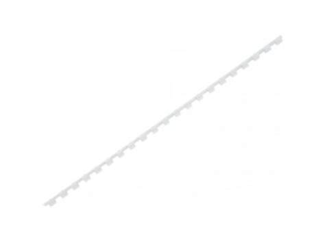 Baguettes de reliure plastique 6mm Blanc boite de 100 | Contact MON ...