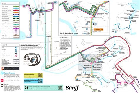 Banff Transport Map - Ontheworldmap.com