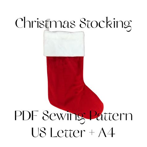 Image result for Stocking Sewing Pattern