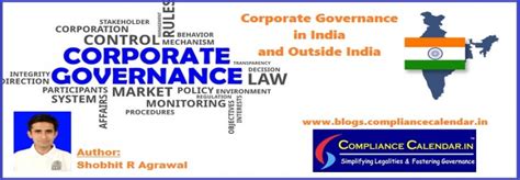Corporate Governance In India And Outside India by Shobhit R Agrawal