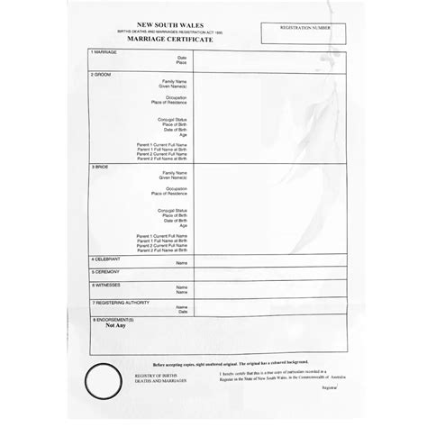 NAATI English into Spanish Marriage Certificate Translation