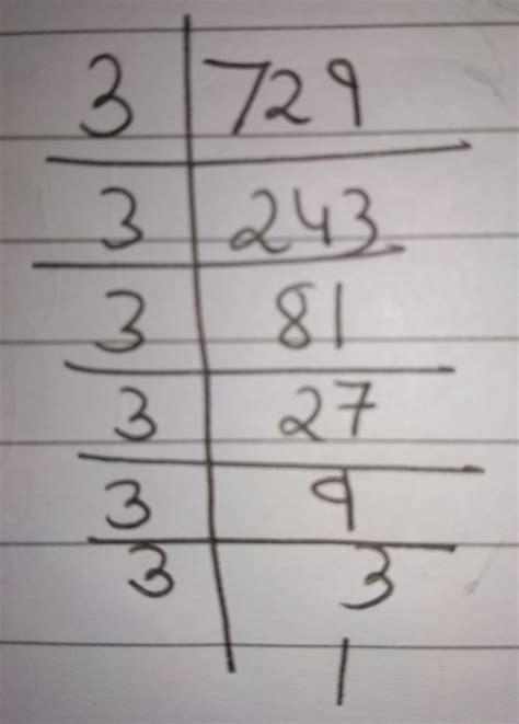 find the cube root of 729 by prime factorization method - Brainly.in