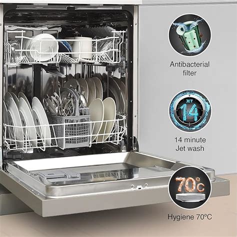 Godrej Eon Dishwasher | Steam Wash Technology |13 place setting |Perfe ...