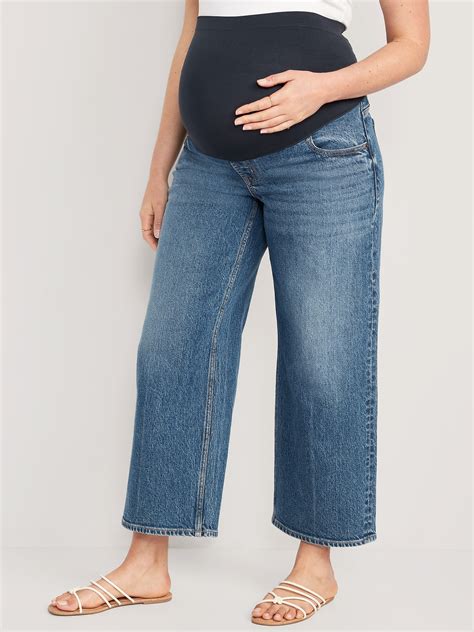 Maternity Wide Leg Jeans at Adolfo Scanlan blog
