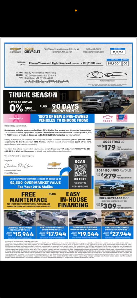 Mcgee Chevrolet Raynham