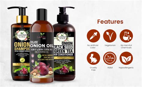 Buy Luxura Sciences 250 ML Onion Hair Oil with 14 Essential Oils, Multi ...