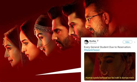 The 'Kalank' Teaser Just Gave Us a New Dank Bollywood Meme - Entertainment