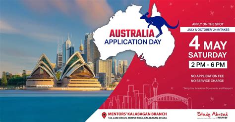 Australia Application Day at Mentors Study Abroad, 165, Lake Circus ...
