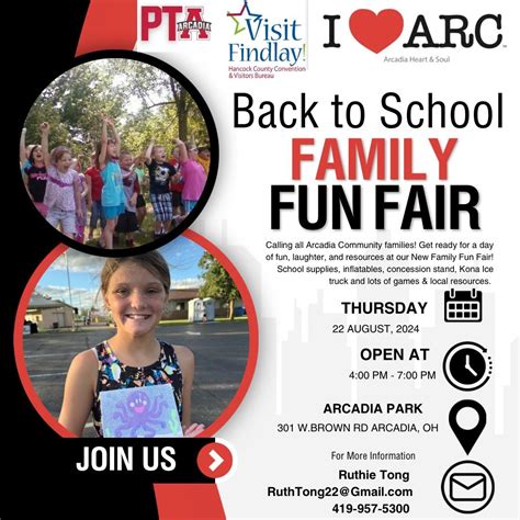 Back To School Family Fun Fair , Arcadia Community Park, 22 August 2024 ...