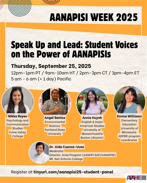 AANAPISI Week 2025 – APAHE