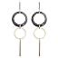Yellow Chimes Danglers Earrings for Women Golden Crystal Long Danglers ...