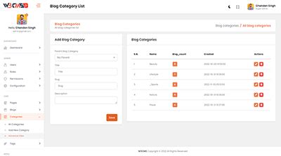 W3CMS - Laravel CMS System