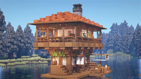 Minecraft Lake House Tutorial