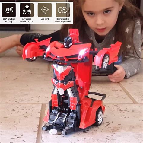 Buy Flipo- Automotion - Shape-Shifting Robot R/C Car Red , Remote ...