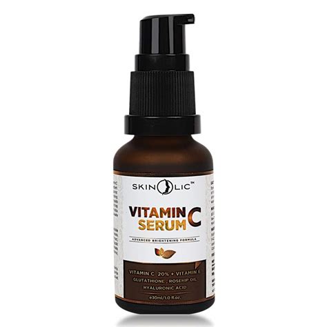 Skinolic Vitamin C Serum 20% with Advanced Brightening Formula ...