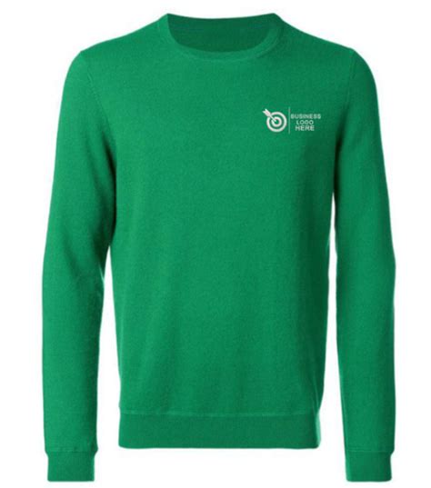 Personalized Green Sweater with Embroidery – UniformTailor
