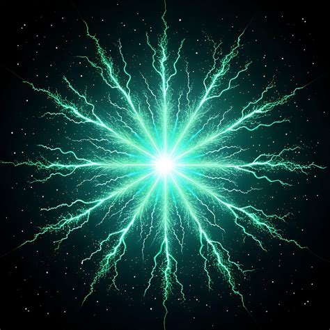 Electrifying energy burst in space | Premium AI-generated image