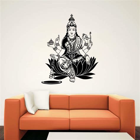 Buy Decor Villa maa laxmi ji Wall Sticker & Decal (PVC Vinyl, Size -58 ...