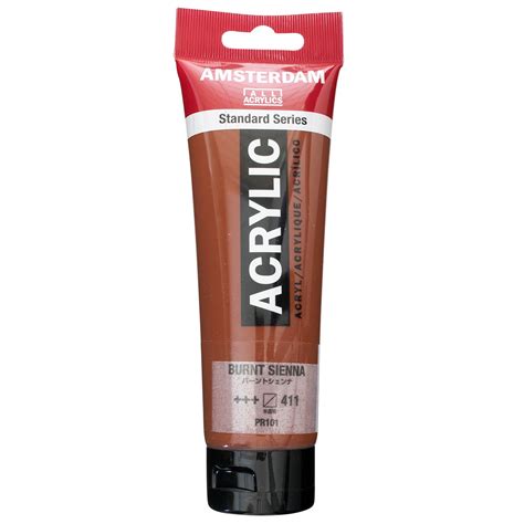 Royal Talens Amsterdam 120 ml Acrylics color tube -BURNT SIENNA ...