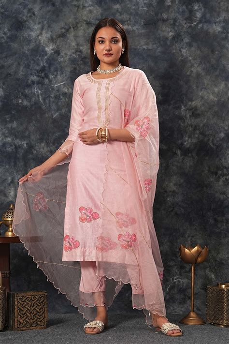 Chanderi Suits by Saatvikei | Radhika Collection