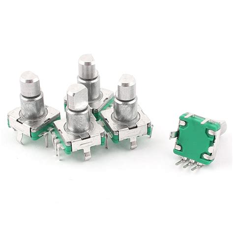 uxcell Rotary Encoder Push Button Switch Key Switch Components, 6 Mm, 5 ...